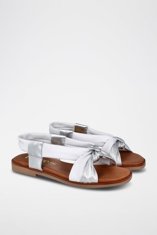 Sandales en cuir Florencia - Argenté