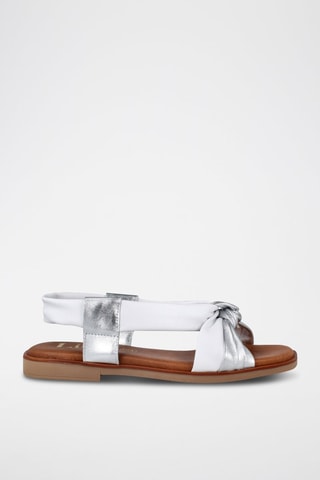 Sandales en cuir Florencia - Argenté