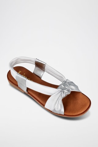 Sandales en cuir Florencia - Argenté