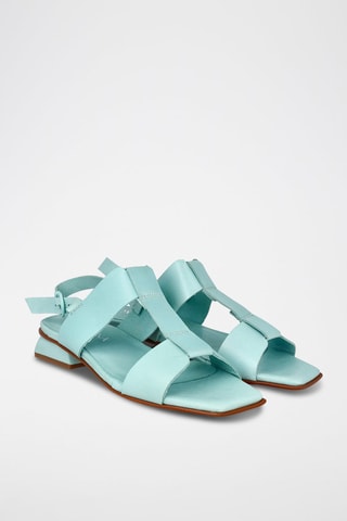 Sandales en cuir - Bleu