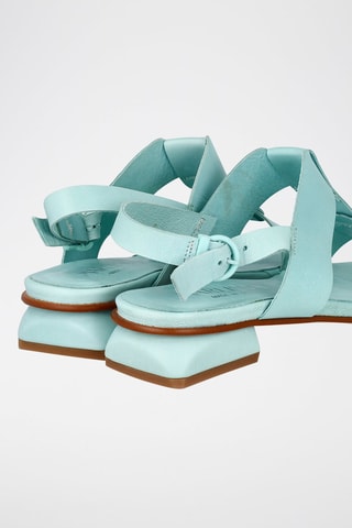 Sandales en cuir - Bleu