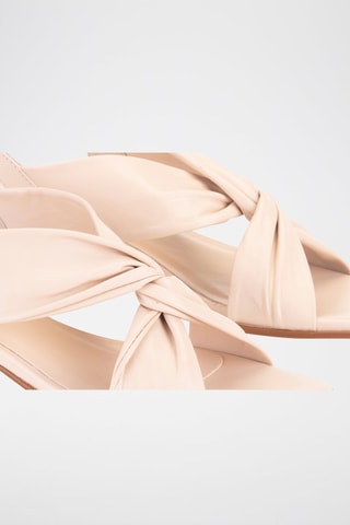 Sandales à talons en cuir - Rose