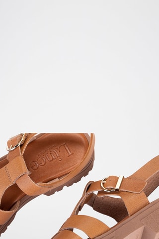 Sandales en cuir - Camel