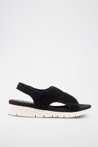 Sandales en cuir - Noir