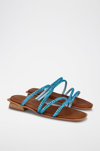 Mules Tetuan - Bleu électrique