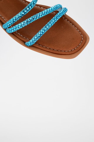 Mules Tetuan - Bleu électrique