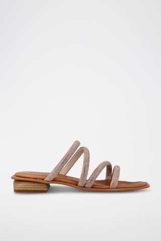 Mules Karda - Doré rose