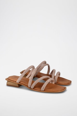 Mules Karda - Doré rose