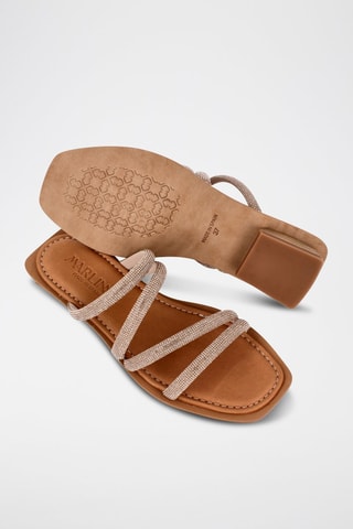 Mules Karda - Doré rose