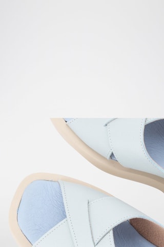 Sandales plateformes en cuir Sindi - Ciel