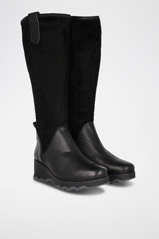 Bottes en cuir - Noir