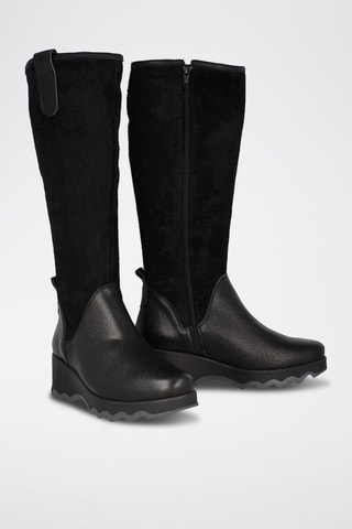Bottes en cuir - Noir