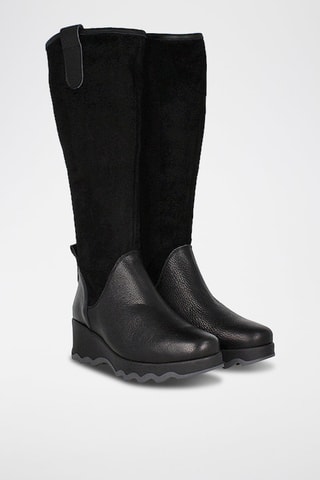 Bottes en cuir - Noir