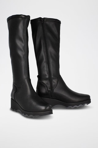 Bottes en cuir - Noir
