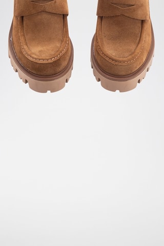 Mocassins en nubuck Serraje - Marron