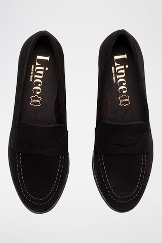 Mocassins en nubuck Serraje - Noir