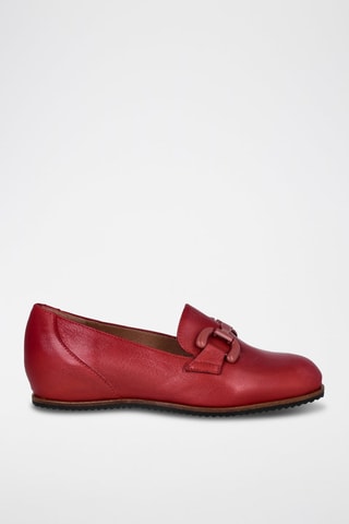 Mocassins en cuir Chelo - Rouge