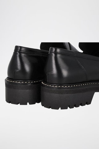 Mocassins en cuir - Noir