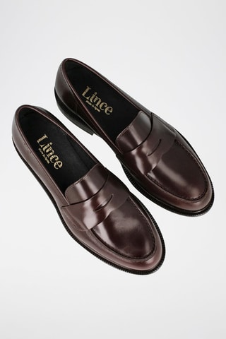 Mocassins en cuir - Marron