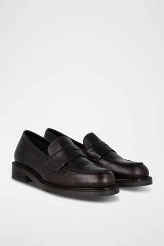 Mocassins en cuir - Marron