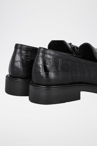 Mocassins en cuir - Noir