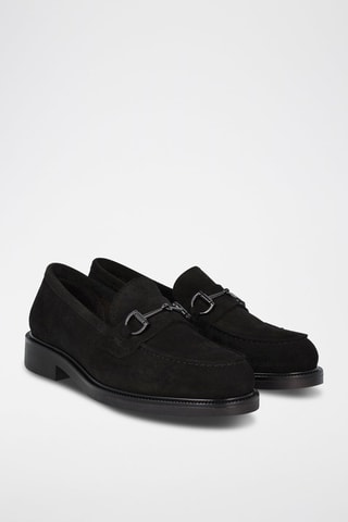 Mocassins en nubuck - Noir
