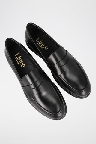 Mocassins en cuir - Noir