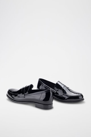 Mocassins en cuir verni Kayak - Noir