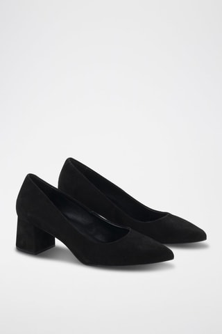 Escarpins en nubuck Piso maite - Noir