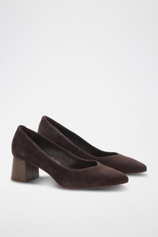 Escarpins en nubuck Piso Maite - Marron