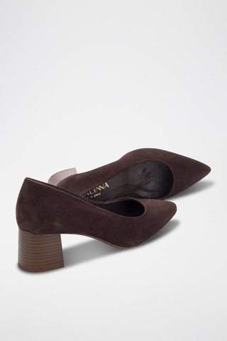 Escarpins en nubuck Piso Maite - Marron