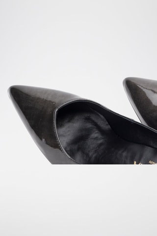 Escarpins en cuir verni Teresa - Gris foncé