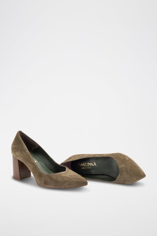 Escarpins en nubuck Ante - Kaki