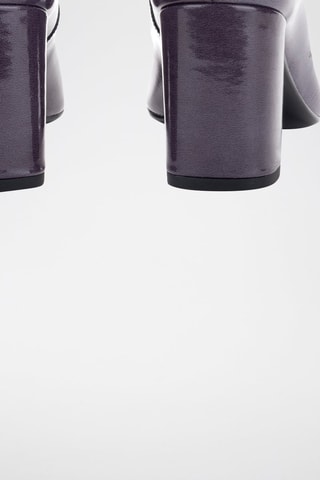 Escarpins en cuir verni Kayak - Gris