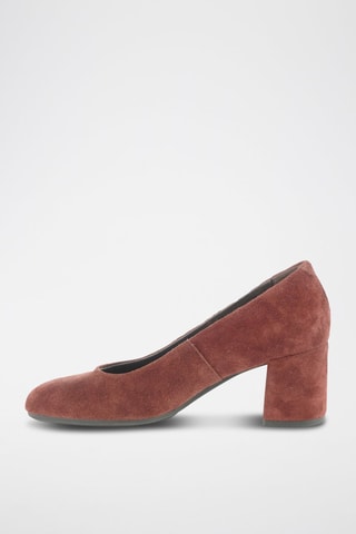 Escarpins en nubuck - Marron