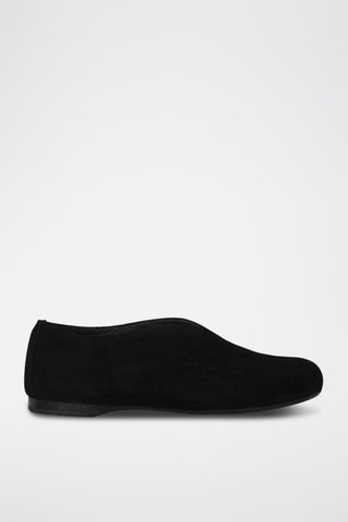 Ballerines en nubuck - Noir