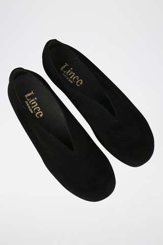 Ballerines en nubuck - Noir