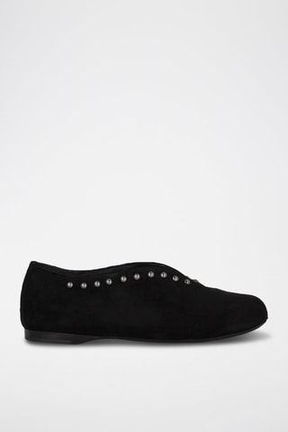 Ballerines en nubuck - Noir