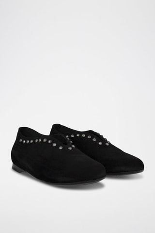 Ballerines en nubuck - Noir