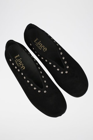 Ballerines en nubuck - Noir