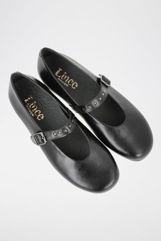 Babies en cuir - Noir