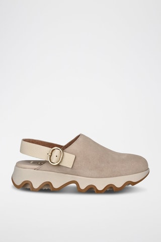 Sabots en cuir Td Ola Beig - Beige