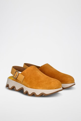 Sabots en cuir Td Ola Beig - Jaune