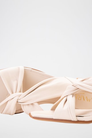 Sandales à talons en cuir Florencia - Beige