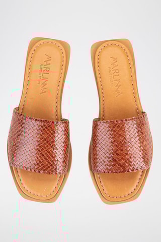 Mules en cuir - Marron