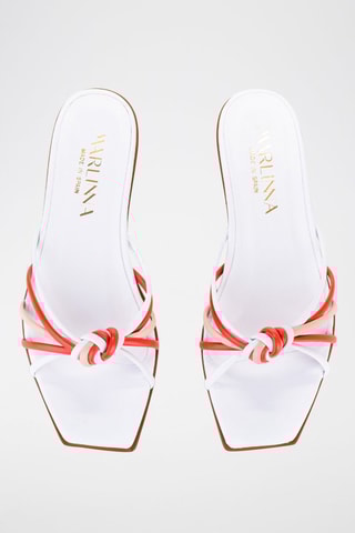 Mules en cuir - Blanc