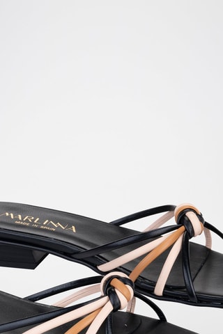 Mules en cuir - Noir