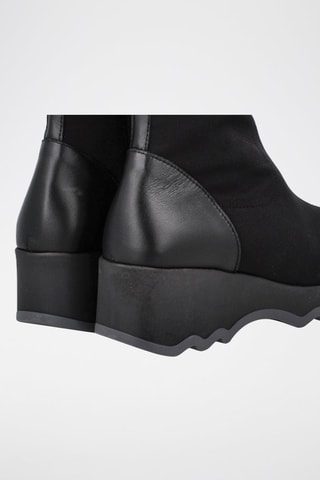 Bottines en cuir - Noir