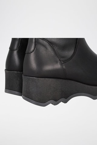 Bottines en cuir - Noir