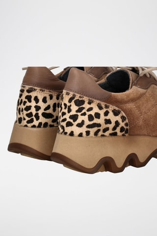 Baskets en cuir - Marron